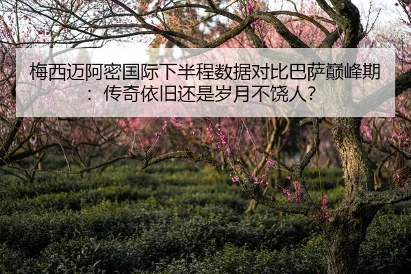 梅西迈阿密国际下半程数据对比巴萨巅峰期：传奇依旧还是岁月不饶人？